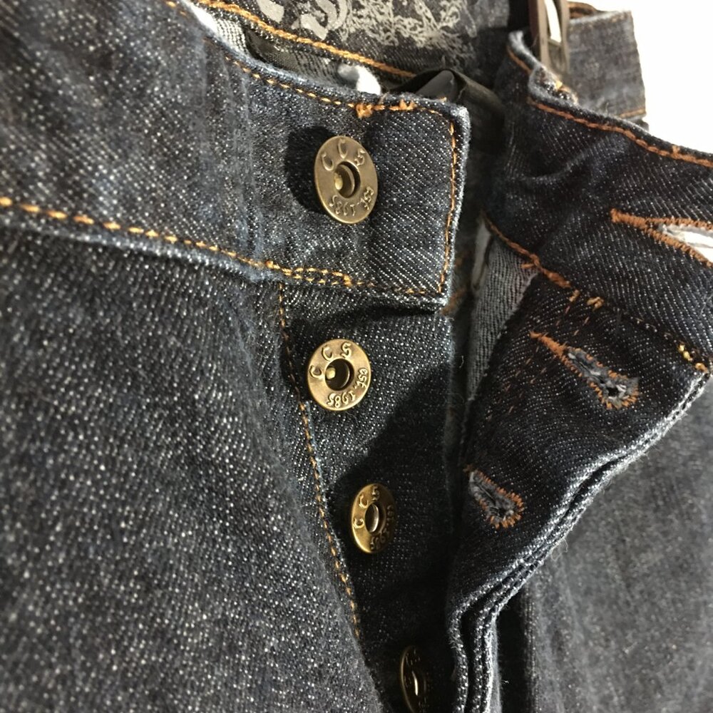 CCS Hurricane Flex Jean Dark 30 Button Fly Denim
